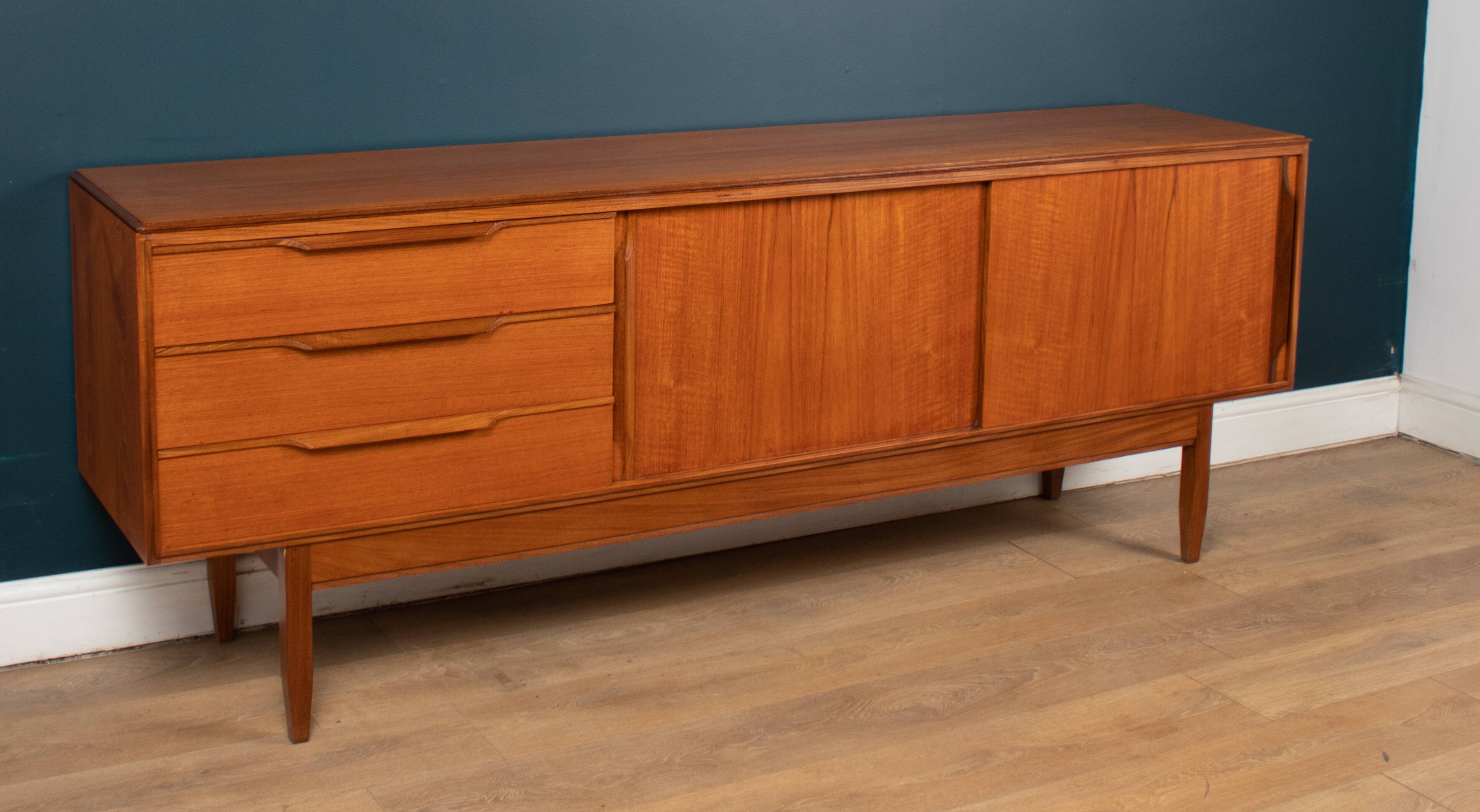 Restored Teak Retro 1960s White & Newton Mid Century 1960s Sideboard