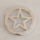 Star brass trivet