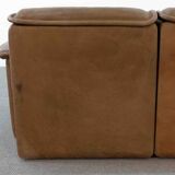 Modular De Sede Sofa DS-12 in cognac leather, 70s