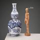 Antique faience vase Aprey, France, 19th century