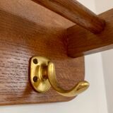 Vintage wall coat rack 60's