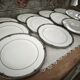 Set of 12 dessert plates English porcelain Wedgwood model Amherst