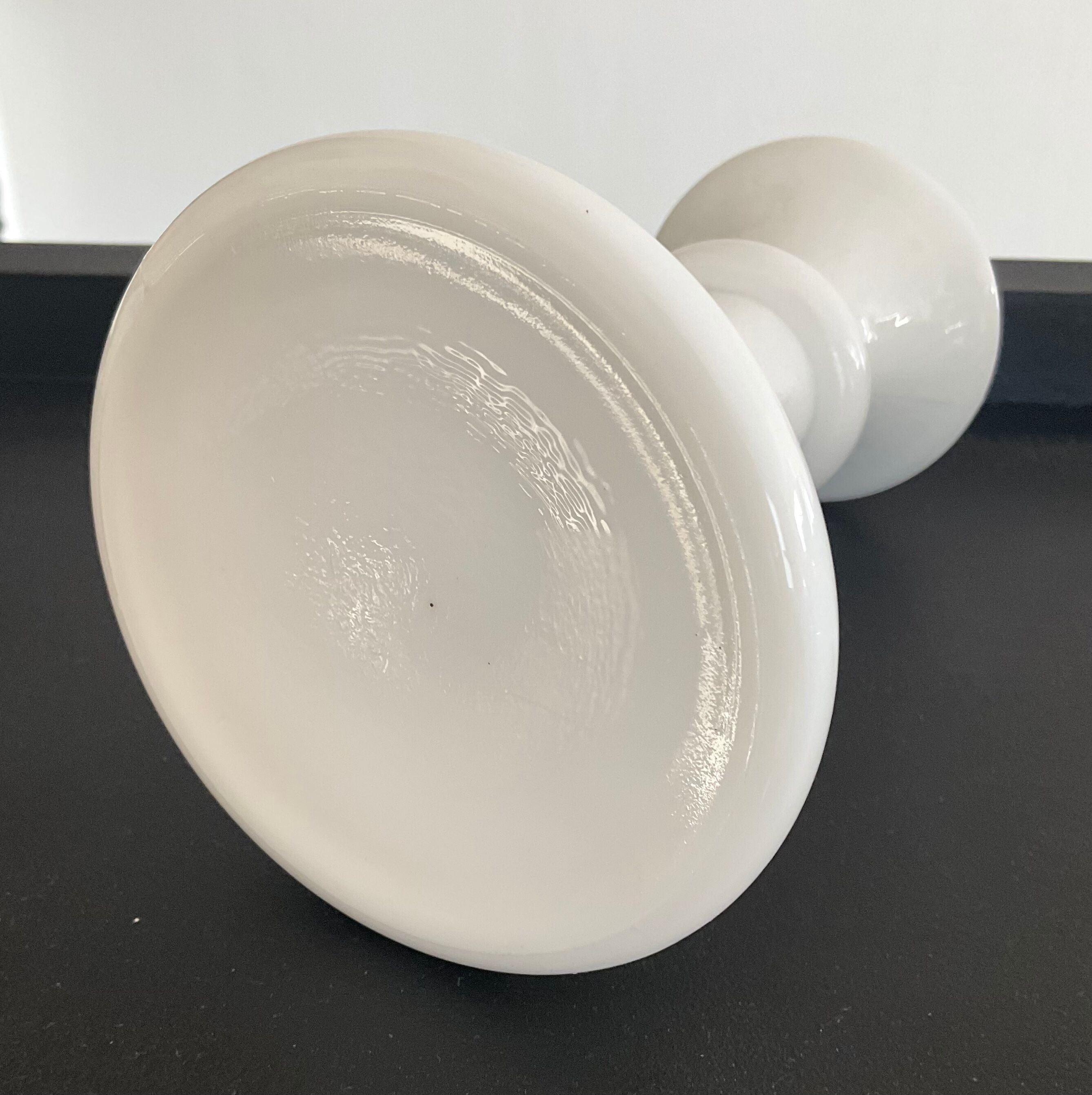 Opaline candle holder from the 50s