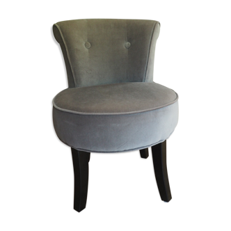 Velvet armchair