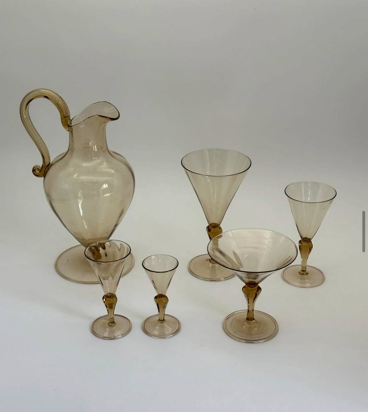 An Art Deco carafe by Venini by Vittorio Zecchin.