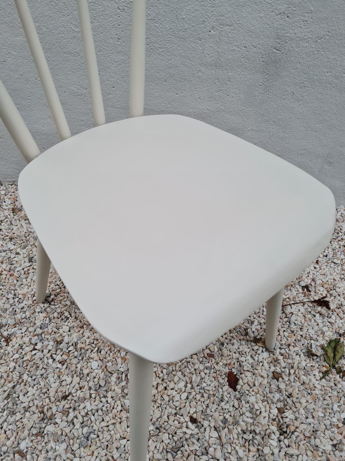 White bistro chair
