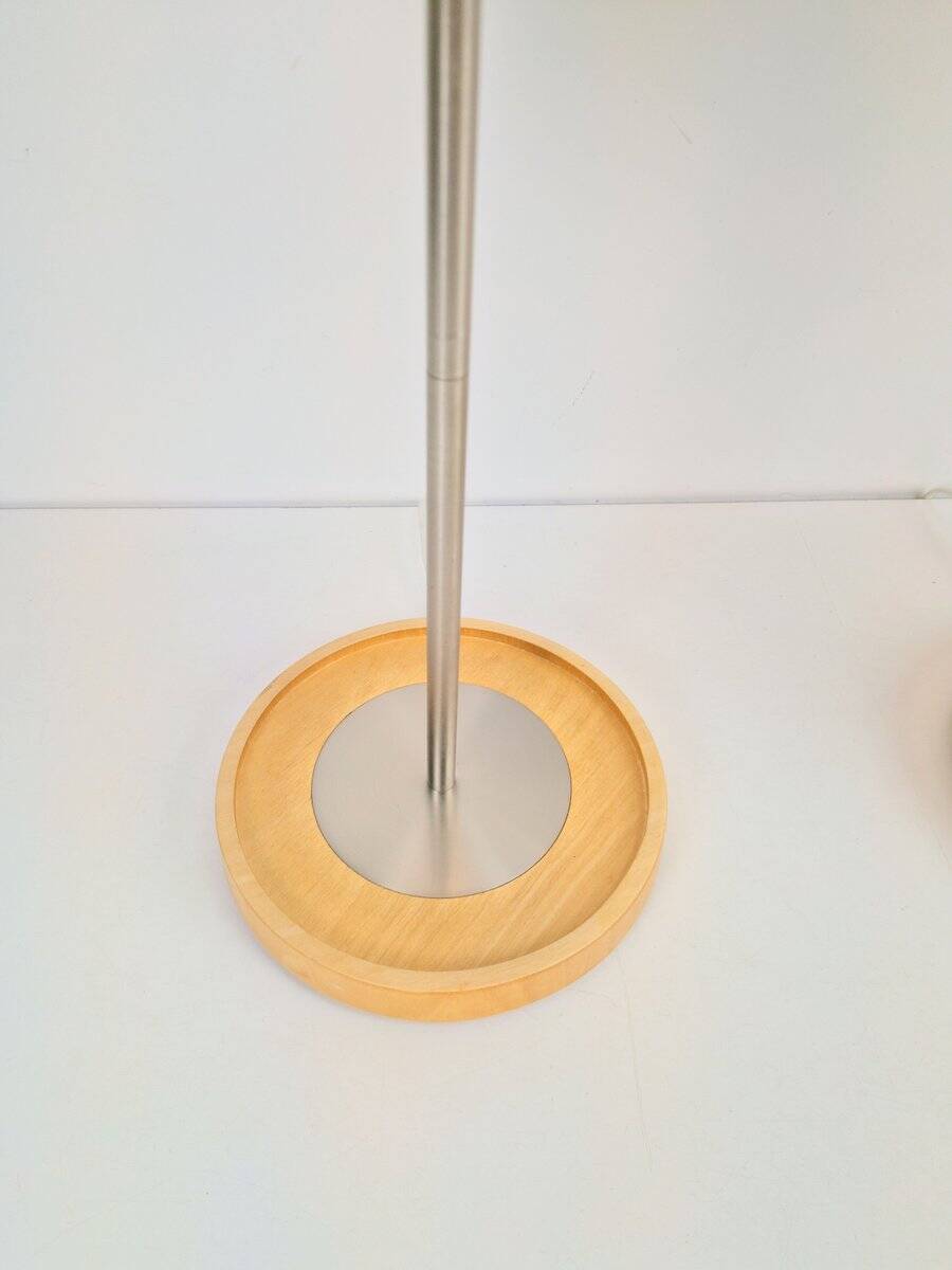 Vintage Basisk Table Lamp in Birch and Glass by Wiebke Braash for Ikea, 2000s, Set of 2