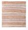 Pinstriped Pattern Vintage Kilim Rug, 201x227Cm