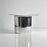 Silver plated champagne bucket in top hat design