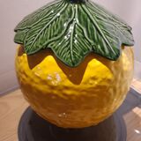 Lemon-shaped ceramic candy