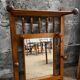 Wooden coat rack for the cloakroom