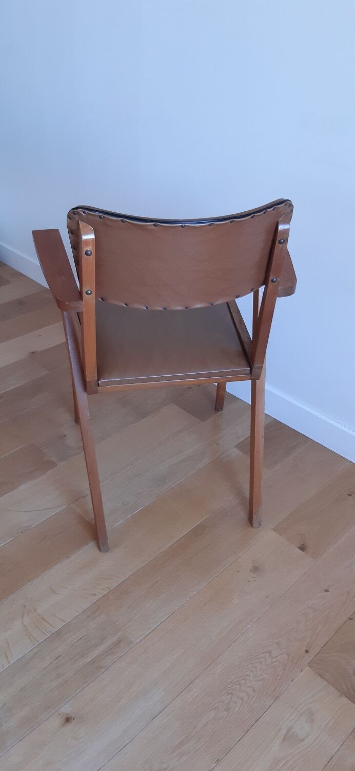 Vintage bridge armchair