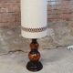 Ceramic foot floor lamp 70"