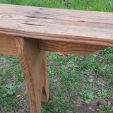 Banc en bois banc de ferme "avoine"