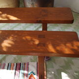 Pair of country benches in solid oak