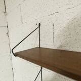 1960s string shelf 2 shelves with 4 triangular shelves