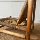 Wood and rope armchair by Audoux and Minnet from the 1950s.