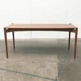 Mid-Century German coffee table series 400 in teak by Hartmut Lohmeyer for Wilkhahn, 1950s.