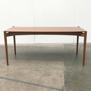 Mid-Century German coffee table series 400 in teak by Hartmut Lohmeyer for Wilkhahn, 1950s.