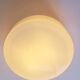 Large Midcentury Flush Mount Milk Glass, RZB Leuchten, Germany, 1970s