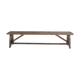 Solid wood farmhouse benches