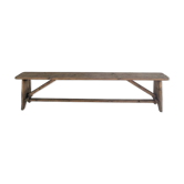 Bancs de ferme en bois massif