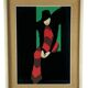 Amleto Dalla Costa, original serigraph framed, Milan Italy 1980s