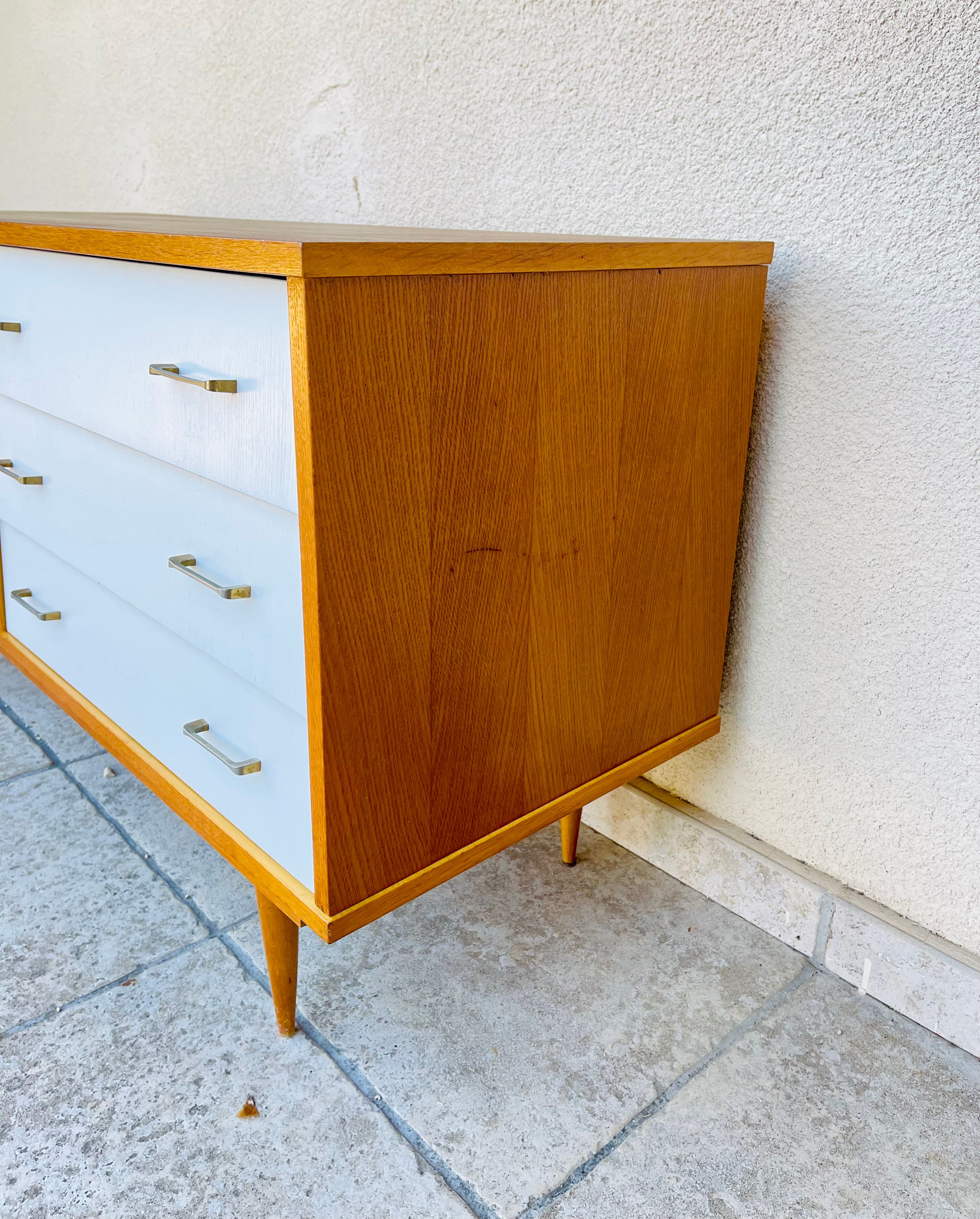 Vintage oak row 1960