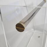 Transparent magazine holder "Omega" by David Lange, 70s