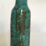 Ceramic vase in enamelled earthenies 60s