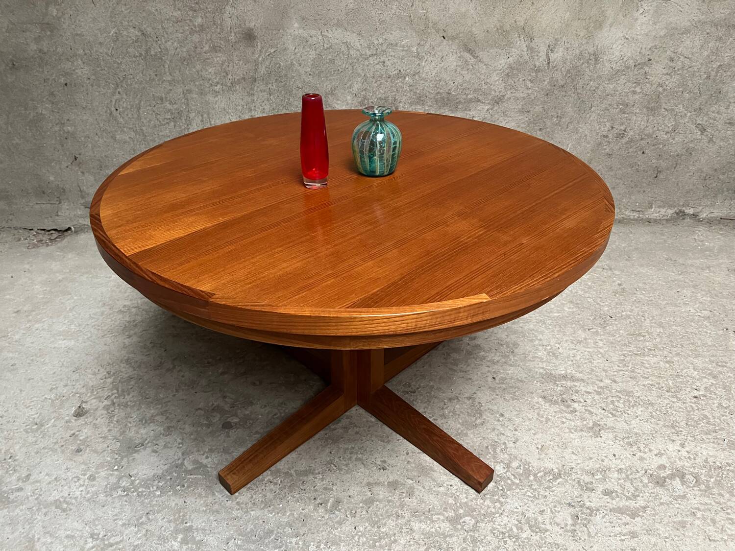 Scandinavian flip flap lotus table by drylund in teak 1960