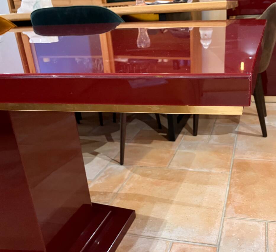 Vintage Bordeaux dining table Eric Maville