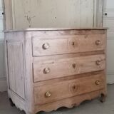 Chest of drawers early nineteenth century in light oak