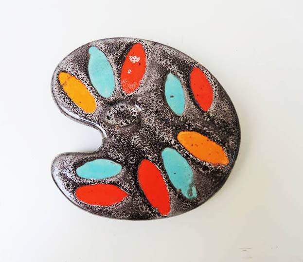 Old Vallauris Dish – Painter’s Palette