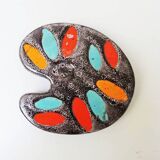 Ancien Plat Vallauris – Palette de Peintre