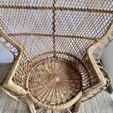 Emmanuelle rattan armchair