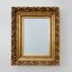 Baroque style giltwood mirror with acanthus carvings, France ca. 1880