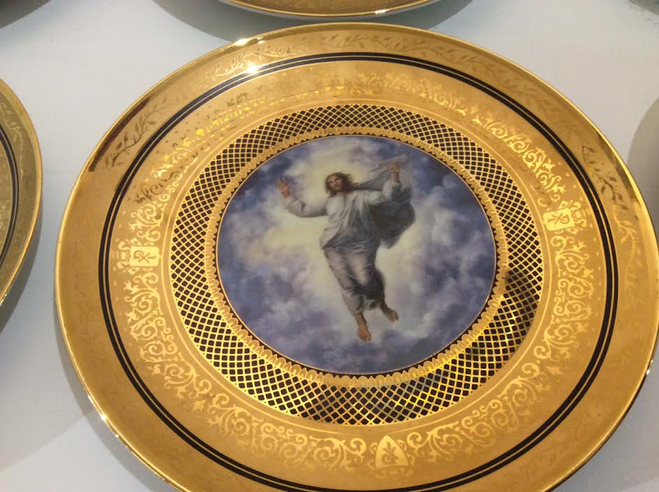 Set of 6 plates vatican