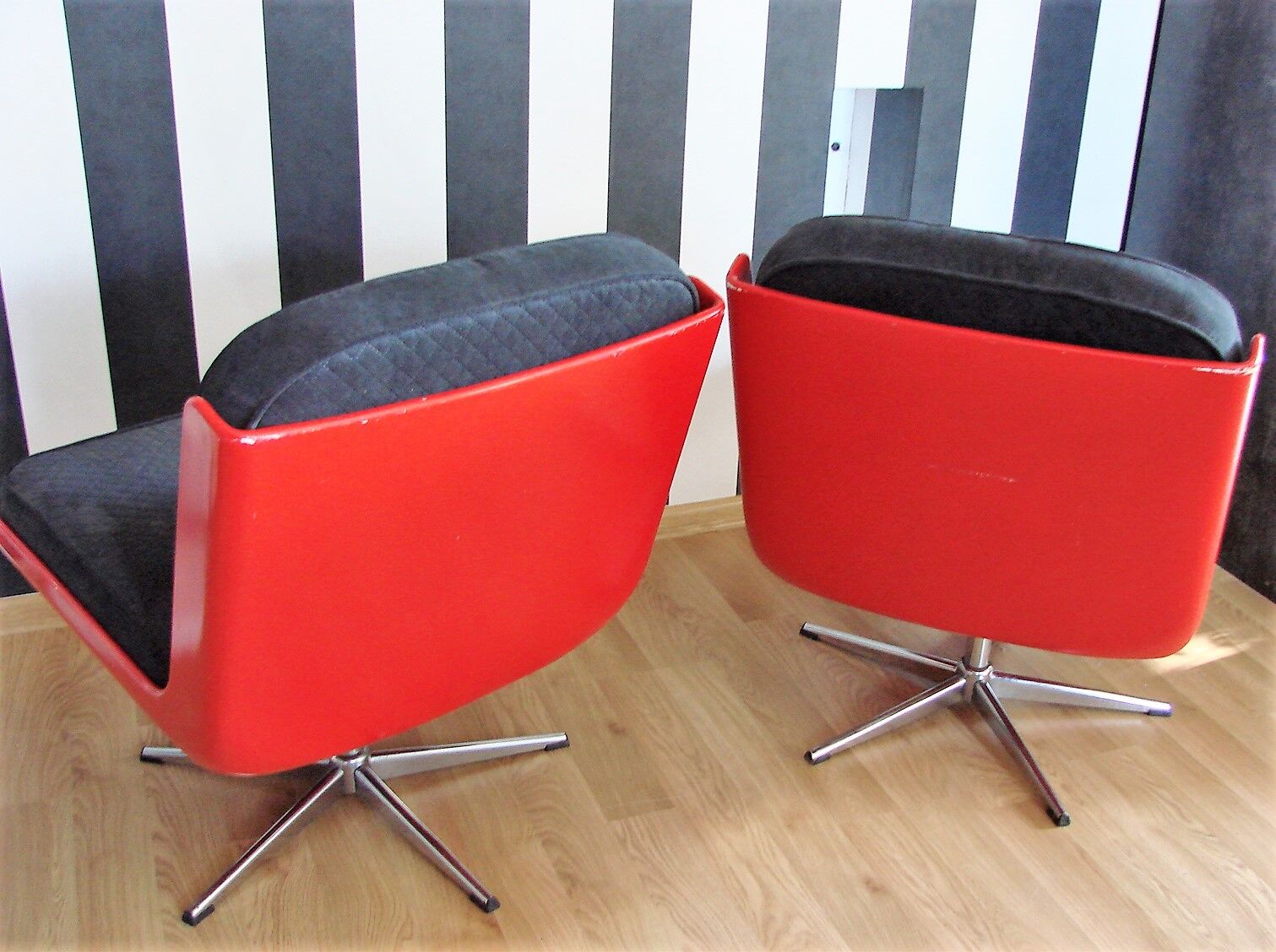 Pair of Dinna Veb Mobel Kombinat armchairs, Germany 1960s