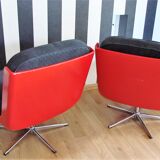 Pair of Dinna Veb Mobel Kombinat armchairs, Germany 1960s