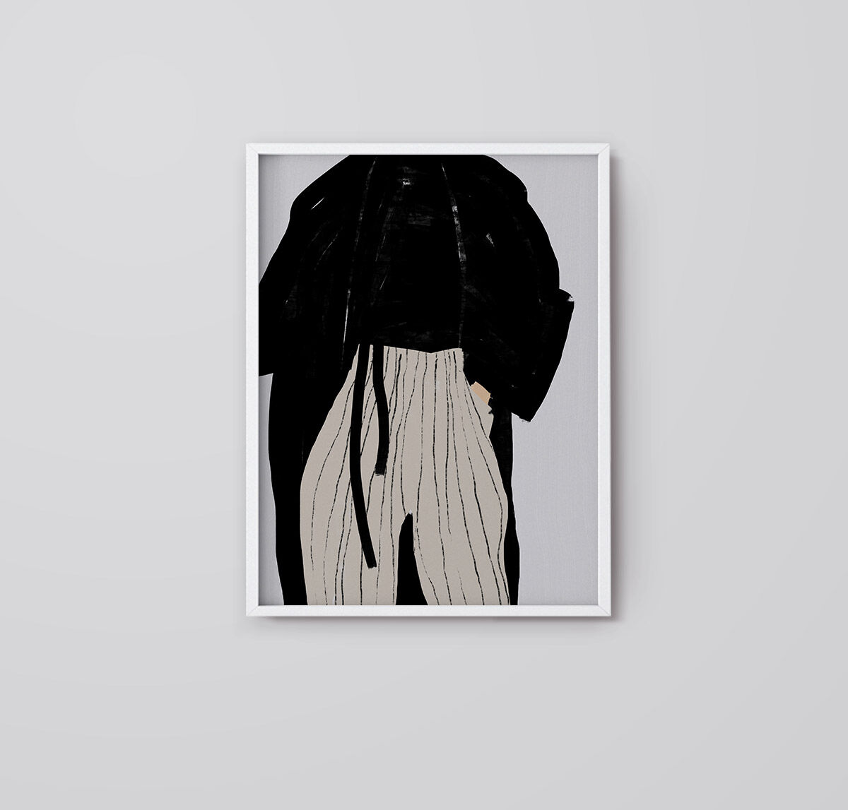 Female figure giclee art print, 50x70cm