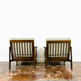 Pair of B-7522 armchairs by Zenon Bączyk, 1960's