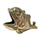 Zoomorphic ashtray golden bronze fish Vintage Peerage