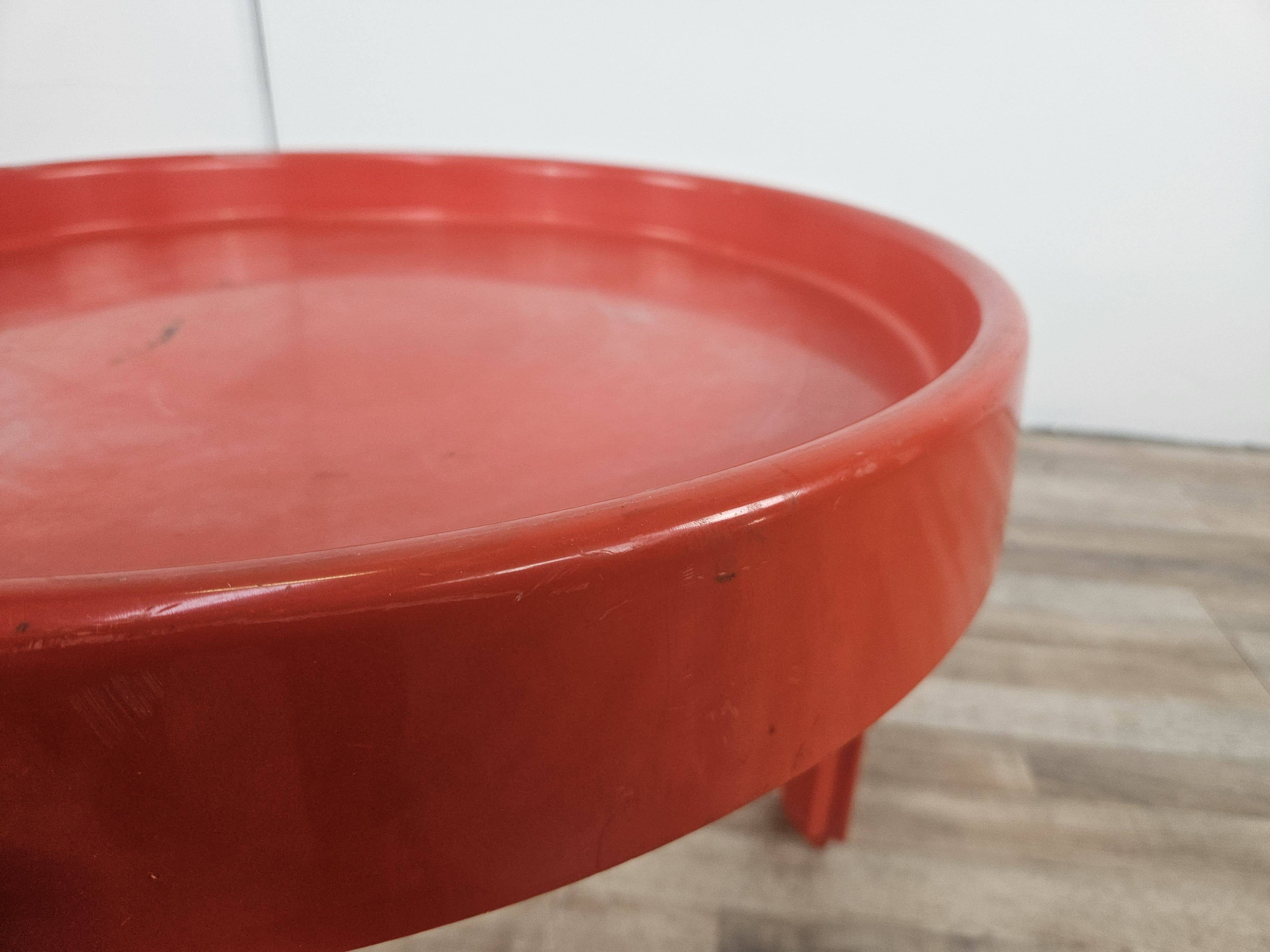 Vintage Space Age Plastic Coffee Table by Dal Vera 1970s