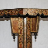 Oriental marquetry side table of the 1970s