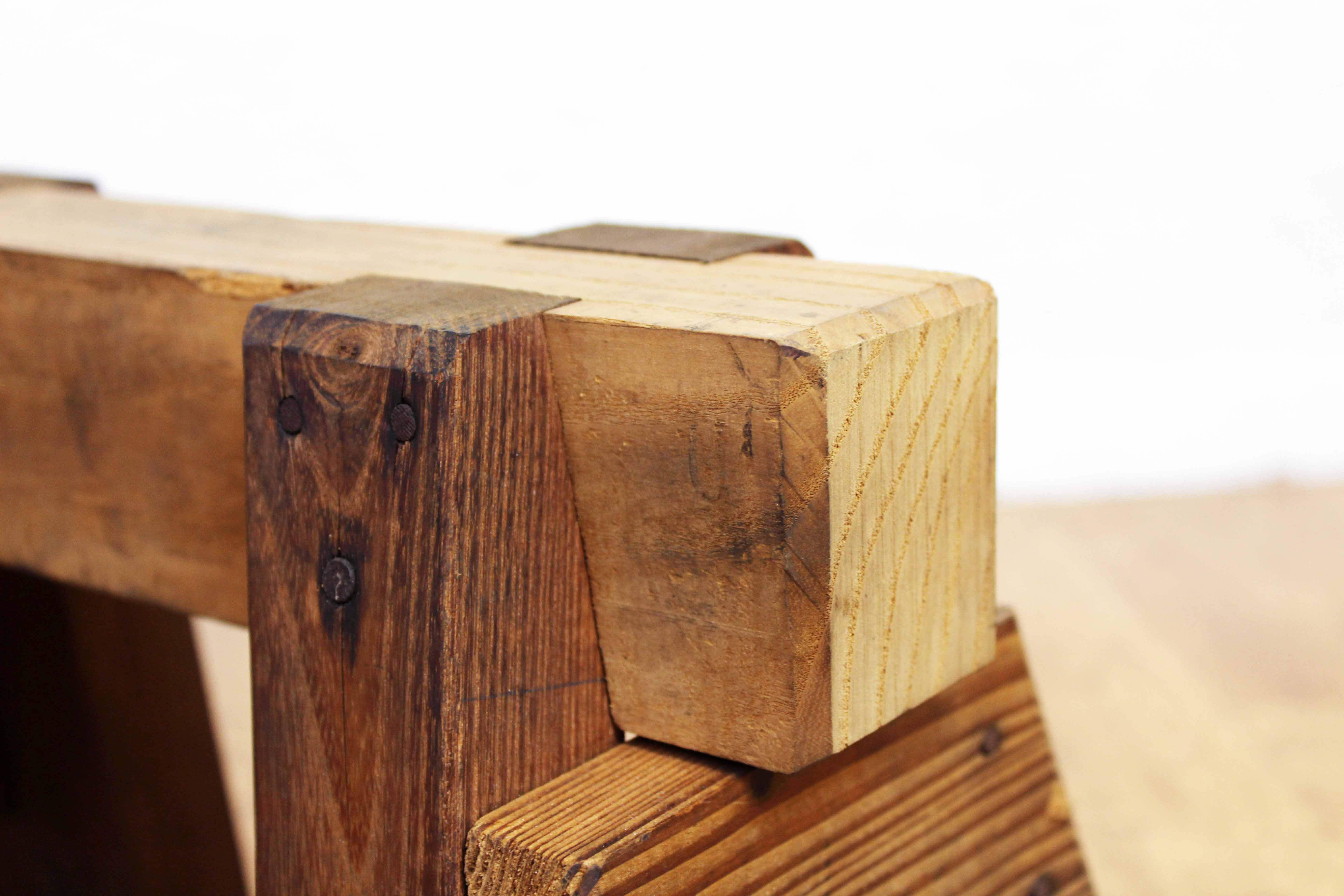 Pair of antique trestles