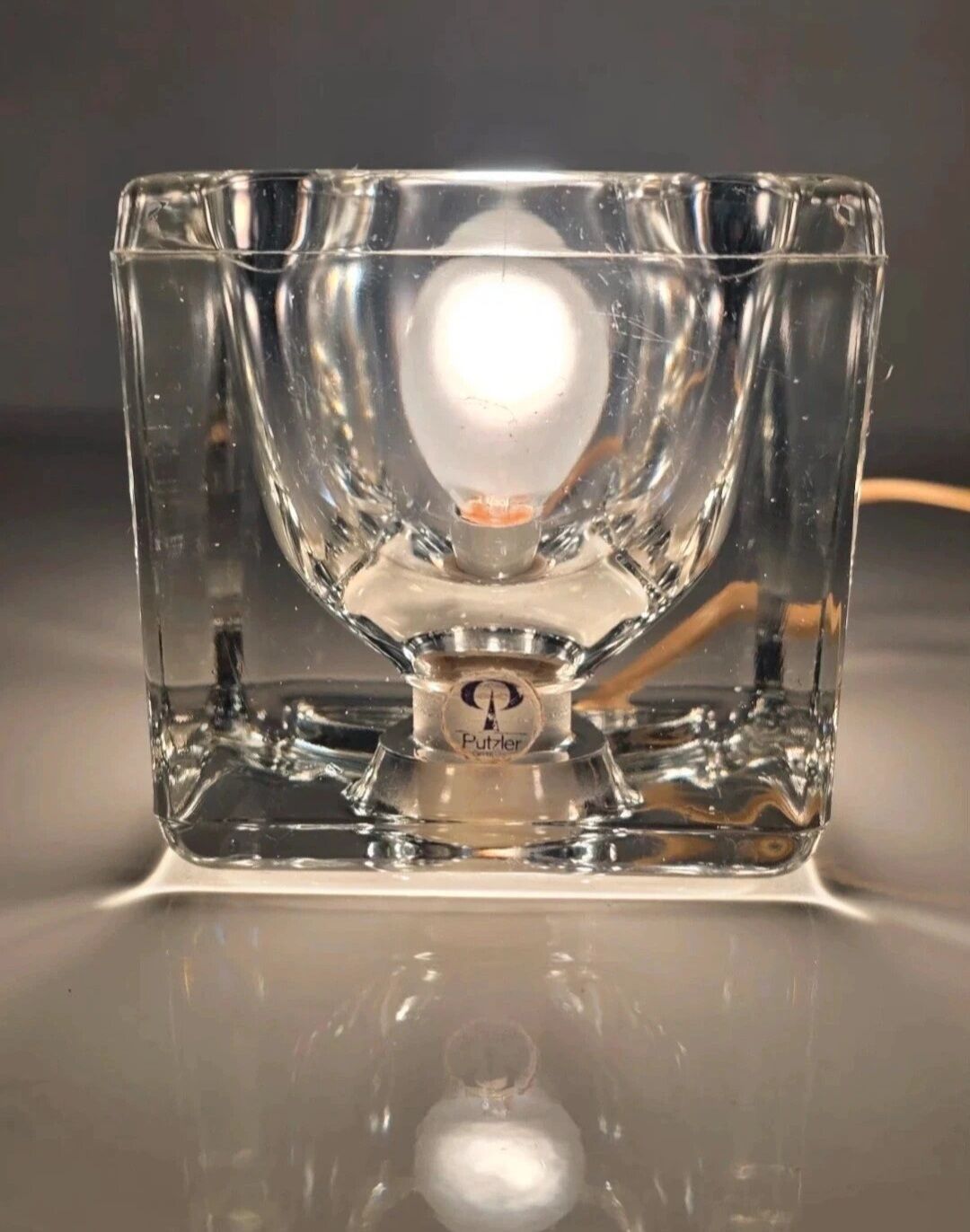Vintage ice cube lamp Peill & Putzler