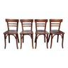 4 chaises baumann n°29 hêtre foncé