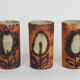 Set of six ceramic cups by "The Dove"