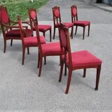 Set of seven chairs early 20th c.